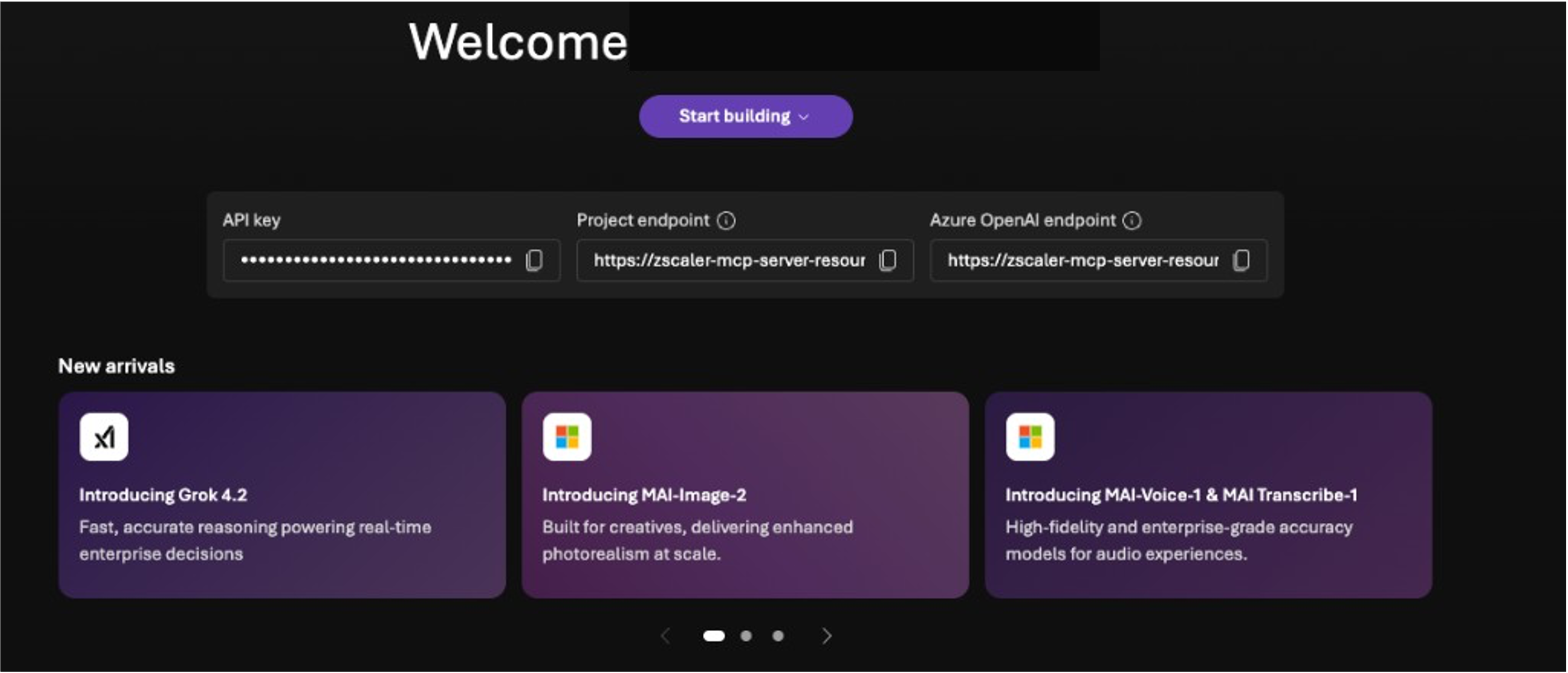 Project Endpoint